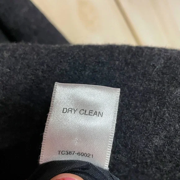 Pendleton Merino Wool Heather Gray Crop Peacoat Sz L - Picture 4 of 6